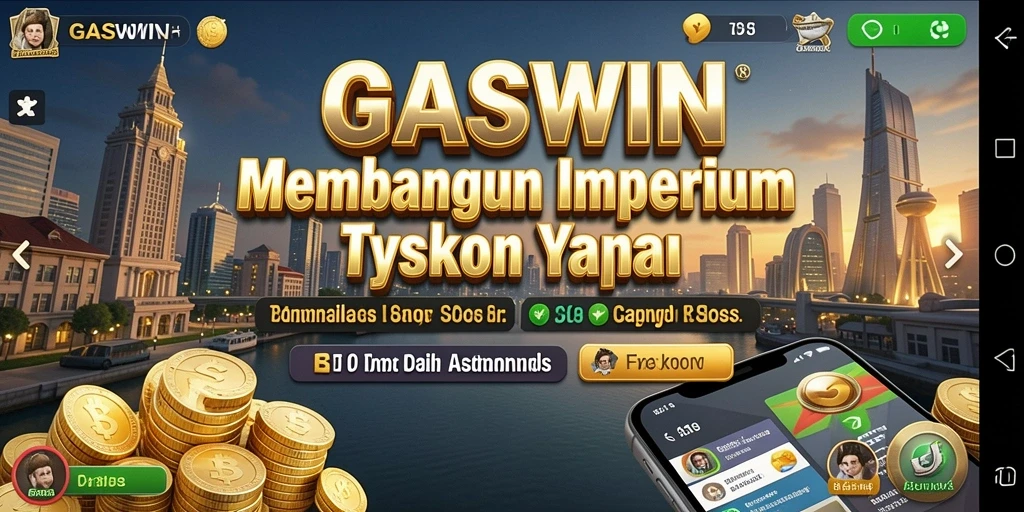 Tampilan gameplay GASWIN yang menarik dan interaktif.