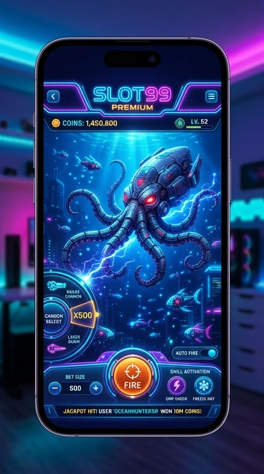 Tampilan antarmuka dari aplikasi slot99 yang mudah digunakan.